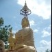 พระพุทธอู่ทองกับหุ่นงูใหญ่ วัดทุ่งยายดำ
