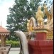 พระพุทธอู่ทองกับหุ่นงูใหญ่ วัดทุ่งยายดำ