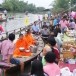 งานประเพณีทำบุญชักพระ ทำบุญตักบาตรกลางน้ำ อำเภอบางปลาม้า จังหวัดสุพรรณบุรี