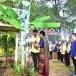 การทำหอพระอุปคุตในงานแจกข้าว