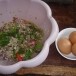 อาหารพื้นบ้าน  หมกไข่ใส่ไข่มดแดง