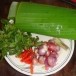อาหารพื้นบ้าน  หมกไข่ใส่ไข่มดแดง