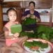 นางอุ่นเรือน  พุดสวัสดิ์ ภูมิปัญญาทำขนมจ๊อก