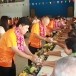 ประเพณีแห่ดอกไม้ฉลองสงกรานต์ชาวไทยลาวเวียง