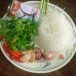 อาหารพื้นบ้านแกงกะทิปลาช่อนนใส่วุ้นเส้น