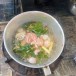 ไก่บ้านต้มมะละกอกับพริกเกลือ        