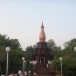 ดอกเฟื่องฟ้าสีชมพู หน้าพิพิธภัณฑ์อาจารย์ฝั้น อาจาโร