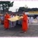 การสรงน้ำพระสงฆ์และห่มผ้าเจดีย์พระบรมธาตุ